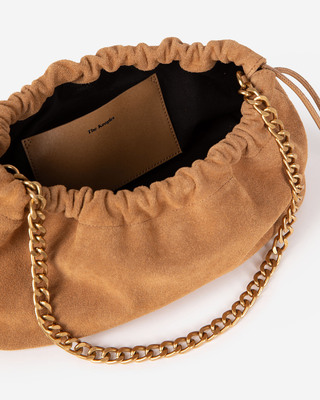Taylor bag in camel suede