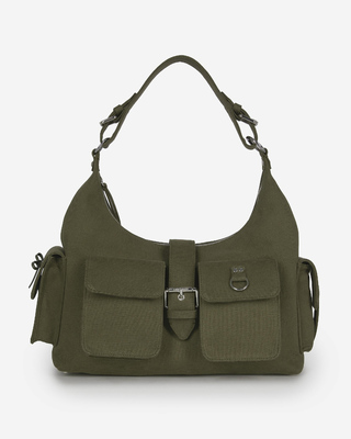 Amelia XL bag in khaki canvas