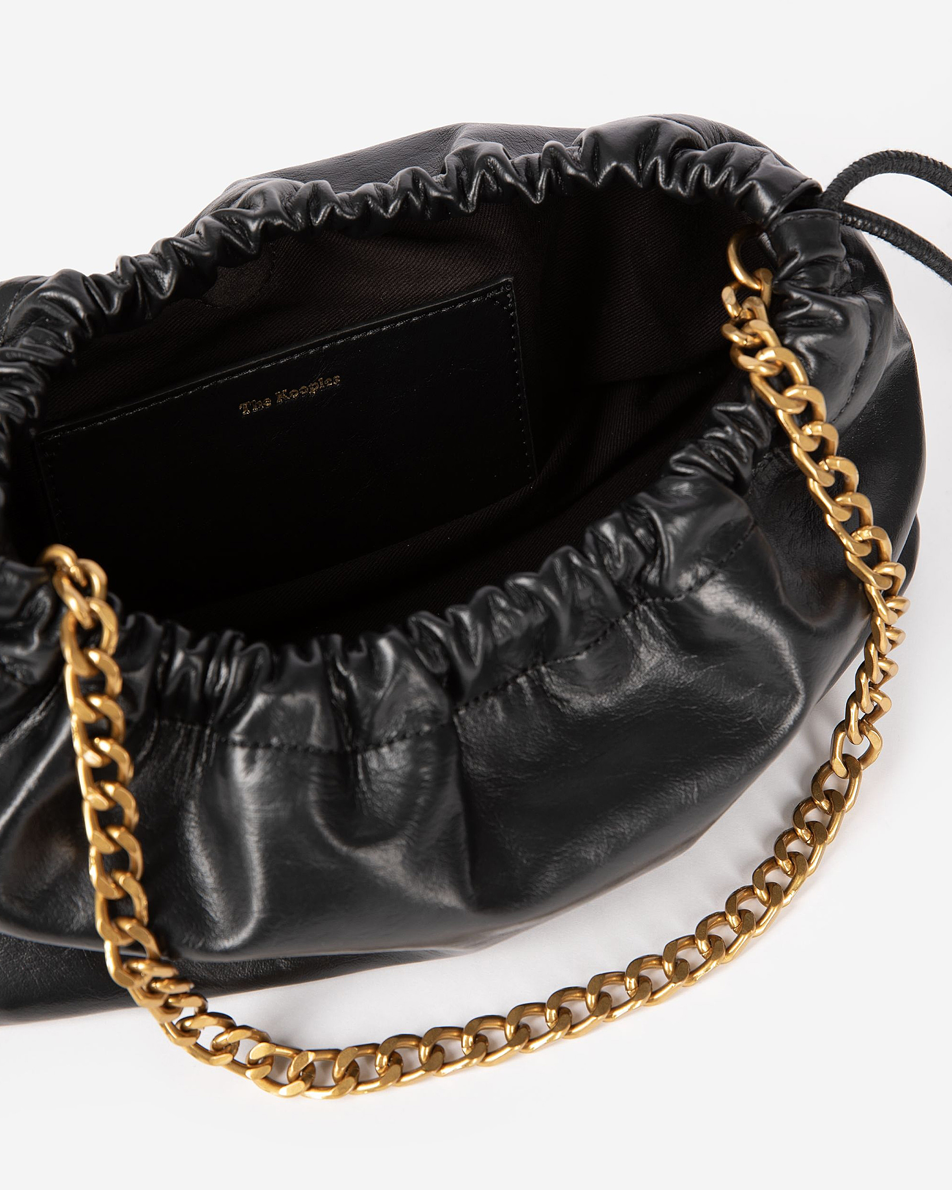 Taylor bag in black recycled leather