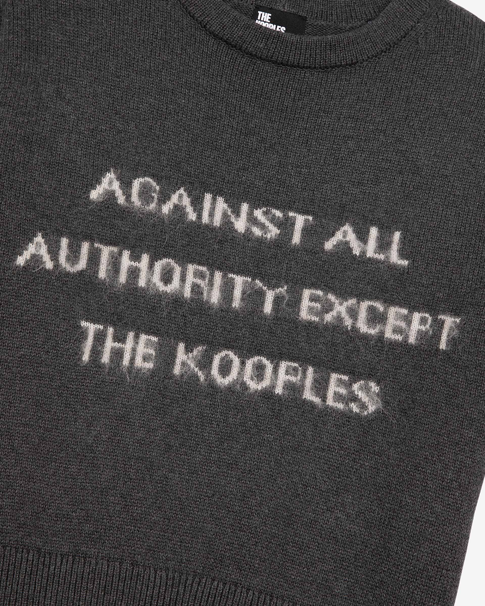 Short sleeved screen printed sweater