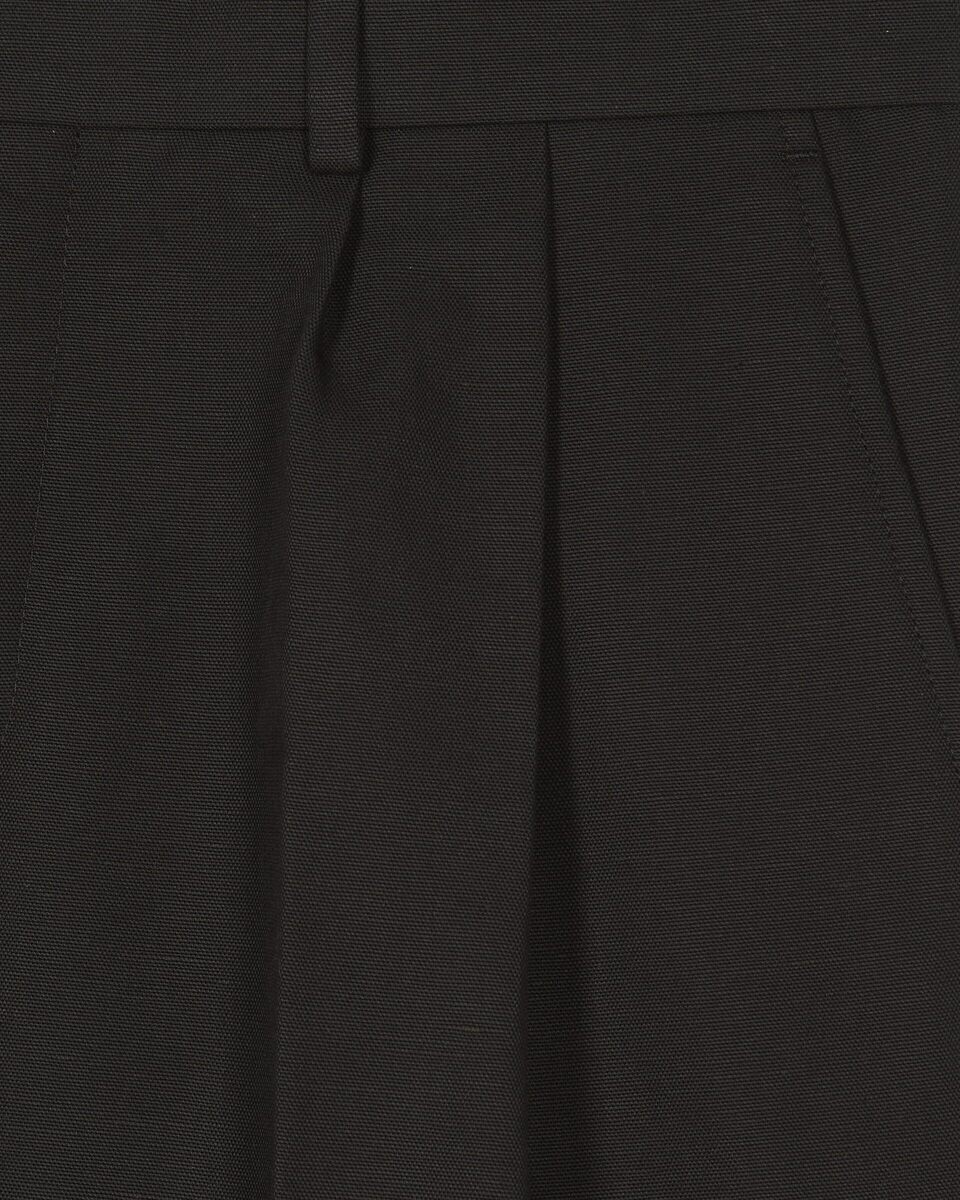 Black wool Bermuda shorts
