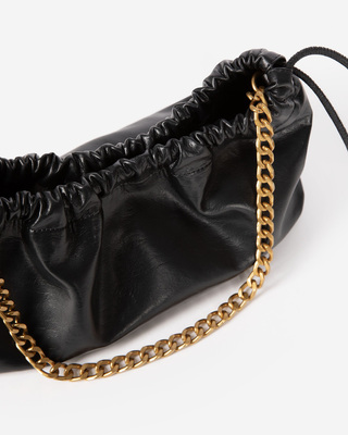 Taylor bag in black recycled leather