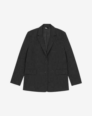 Oversized suit jacket in black wool