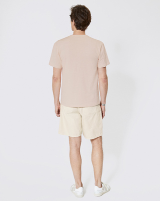 T-shirt with pink cut-out logo