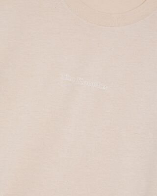 T-shirt with pink cut-out logo