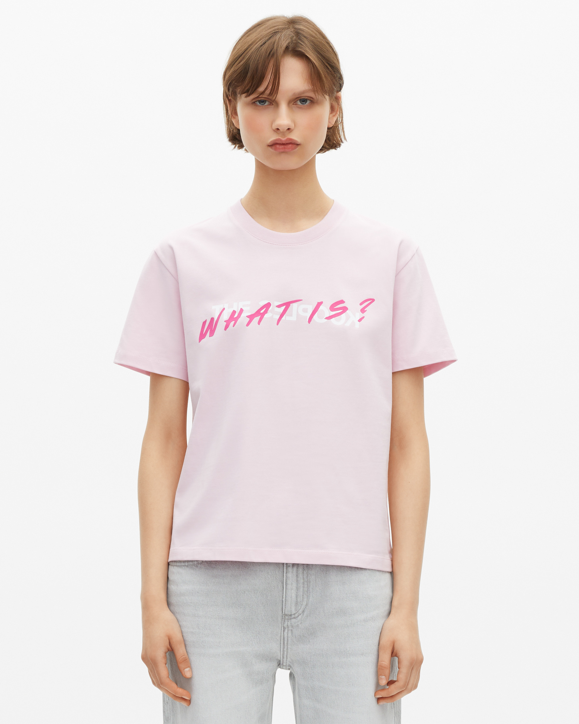 Pink 'What Is' T-shirt