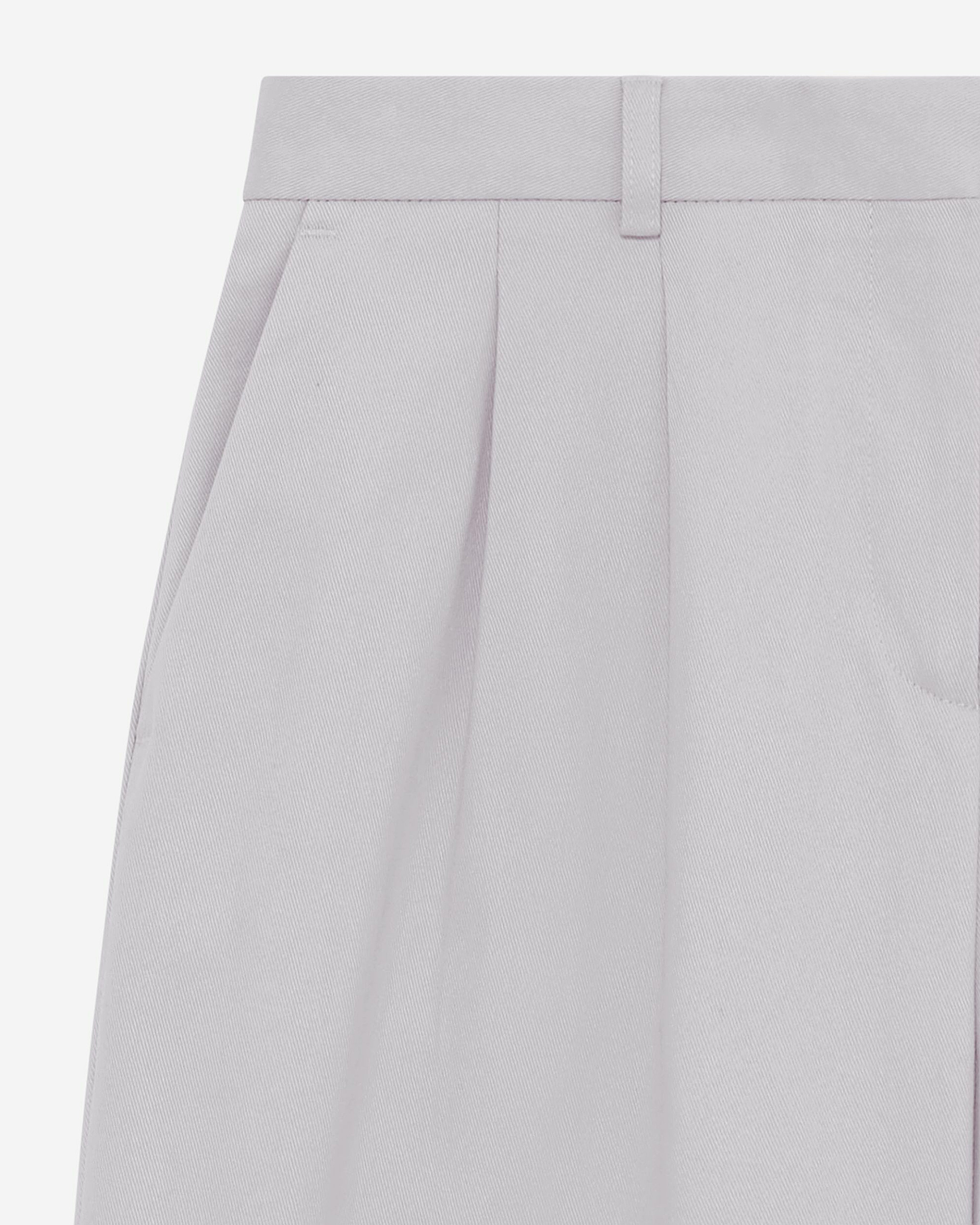 Lilac straight-leg tailored pants