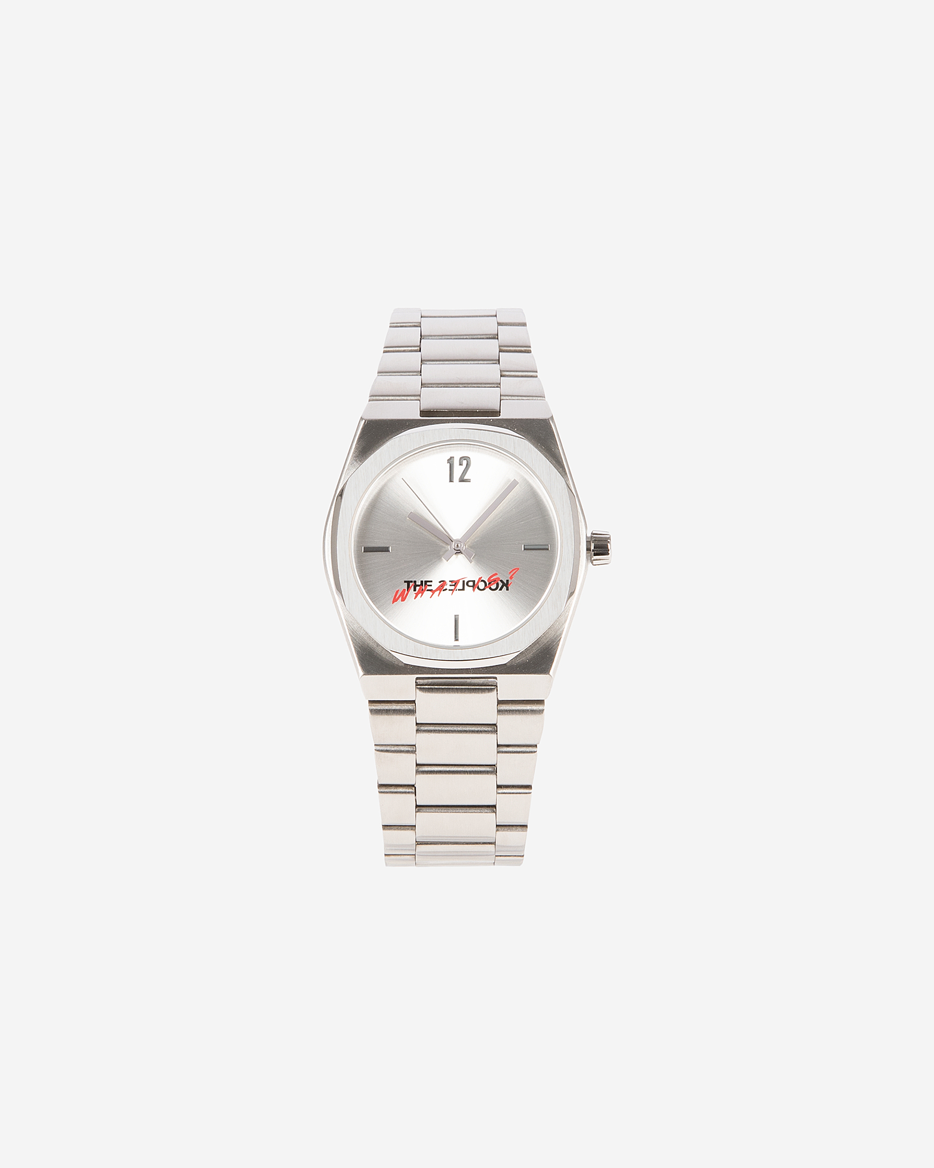 Silver 'What Is' Watch
