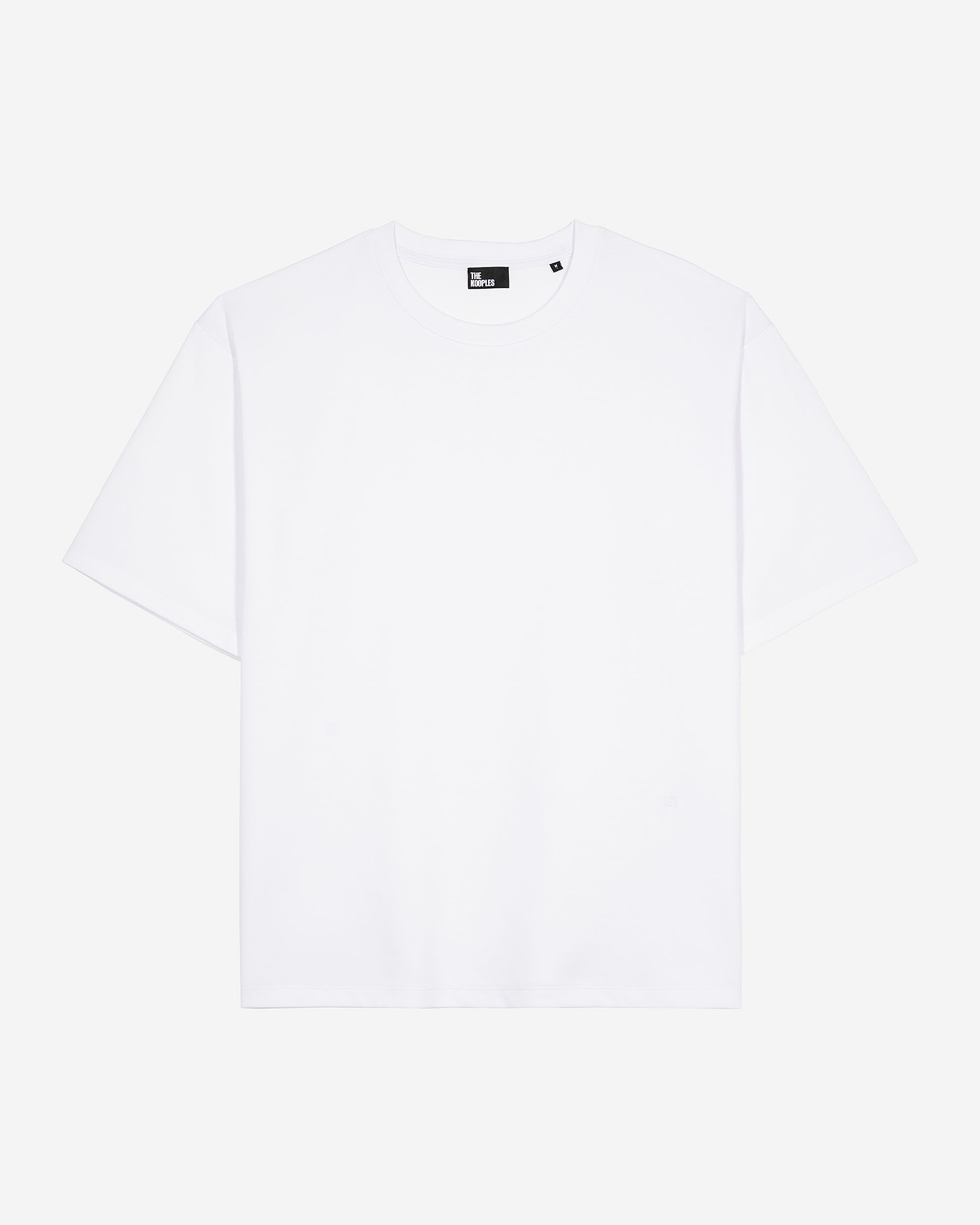 Mixed T-shirt large plain white