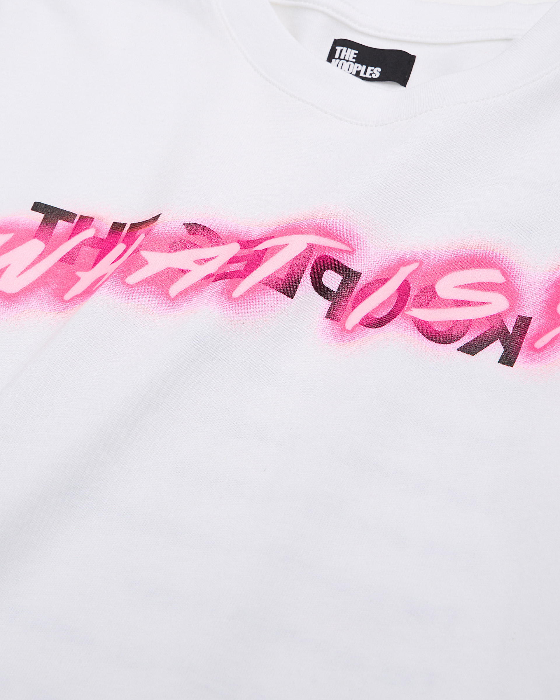 What Is fluorescent white T-shirt