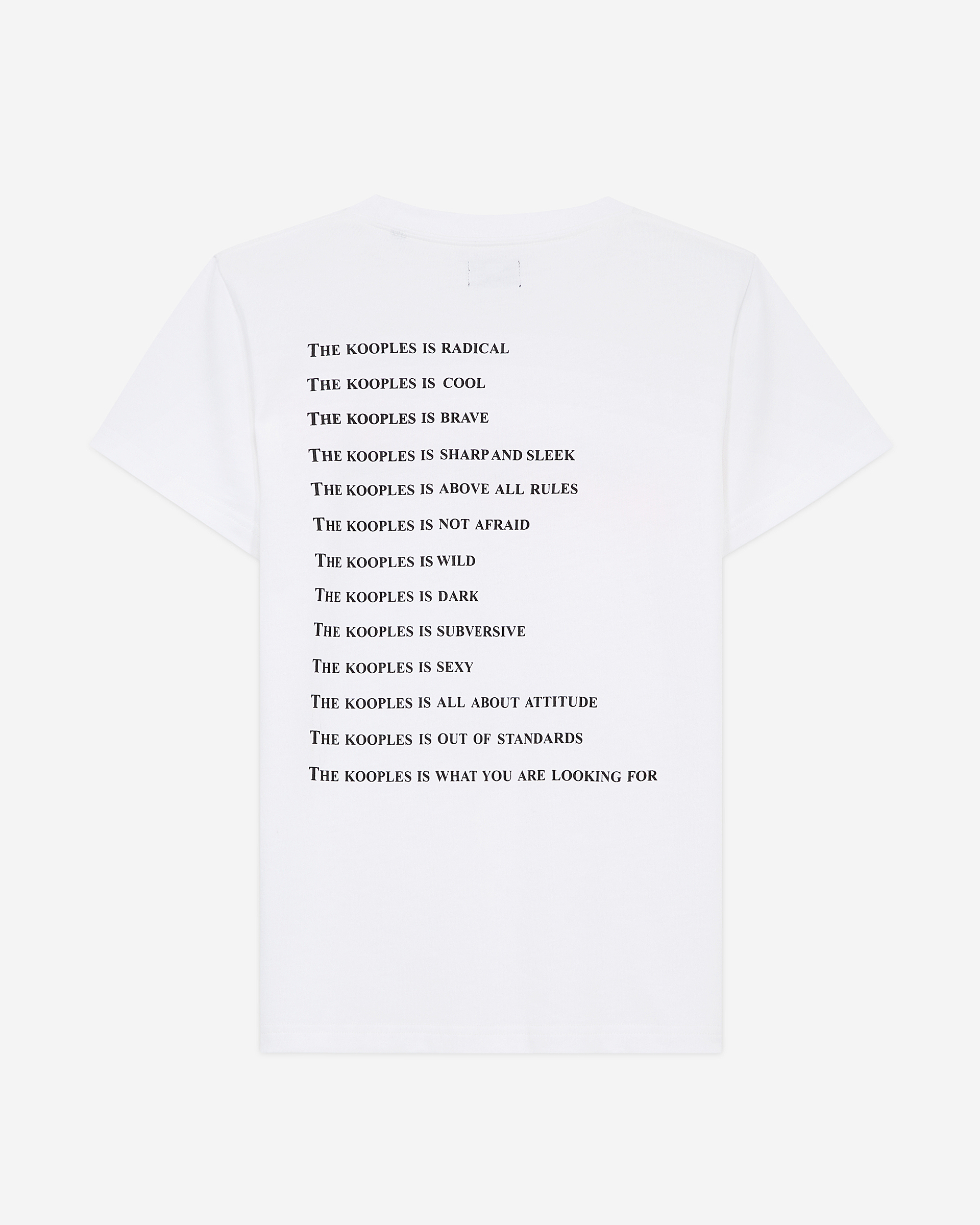 What Is fluorescent white T-shirt