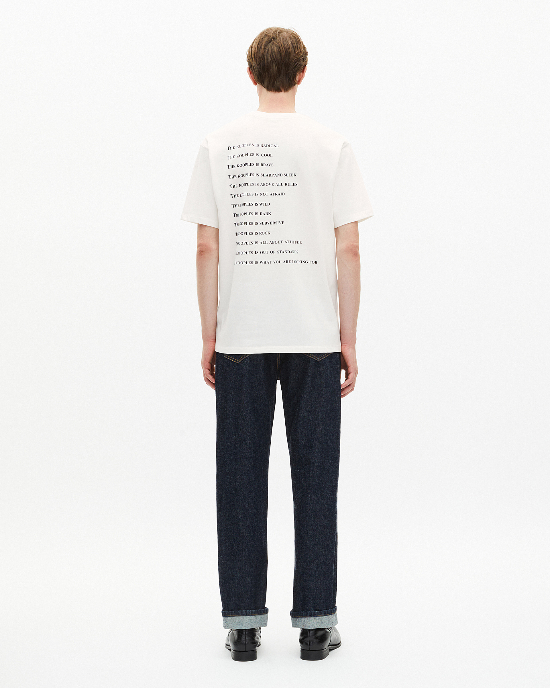 What is white rhinestone T-shirt