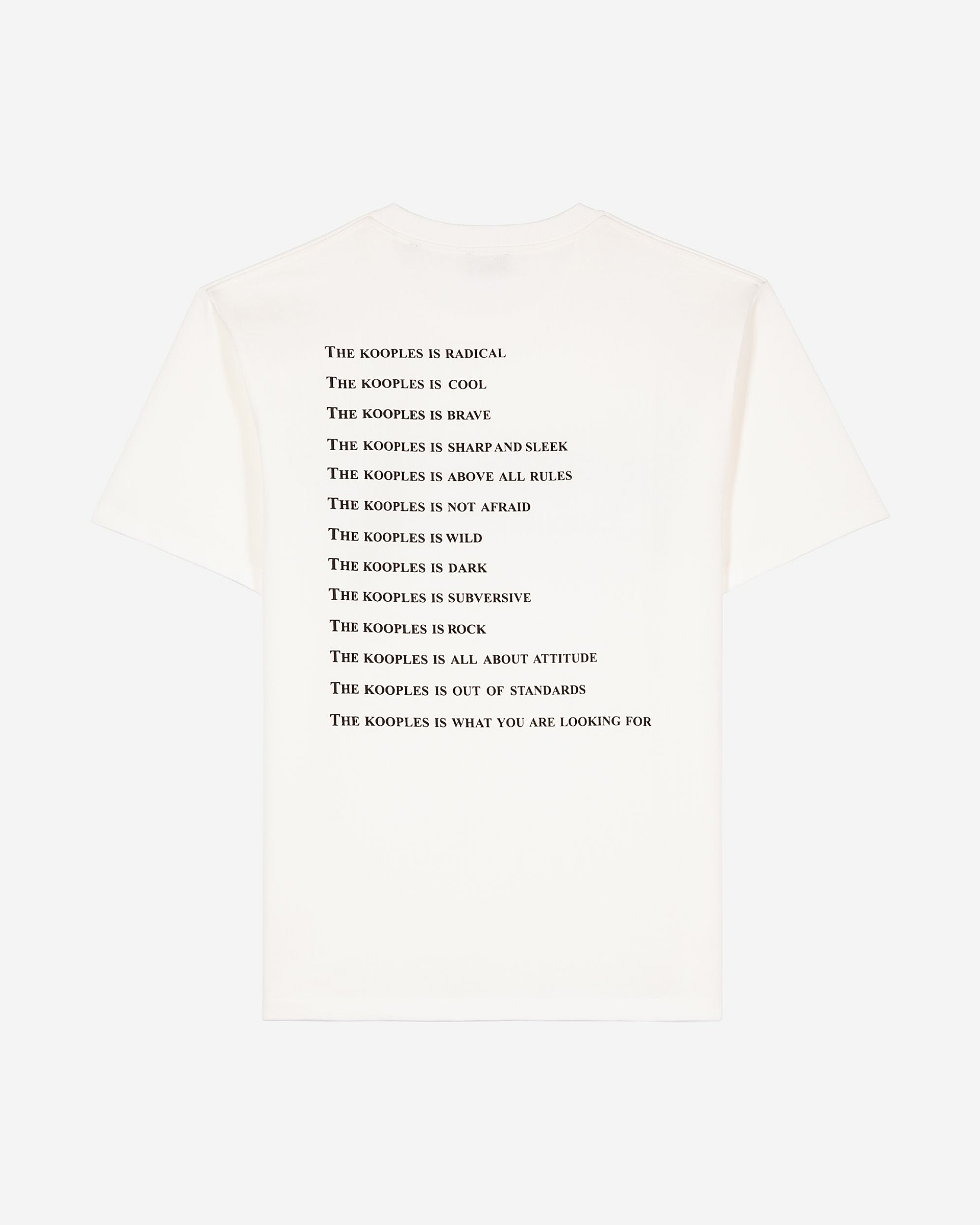 What is white rhinestone T-shirt