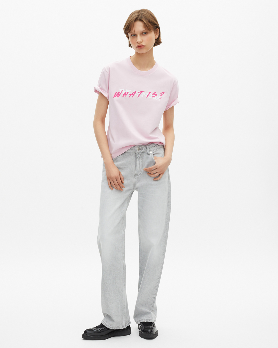 Pink 'What Is' T-shirt