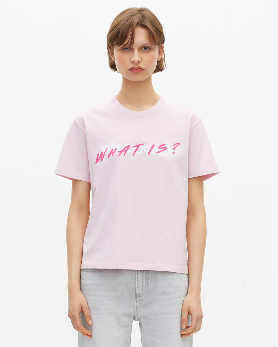 Pink 'What Is' T-shirt