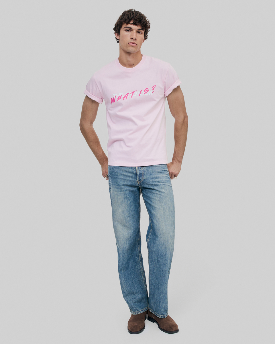 Pink 'What Is' T-shirt