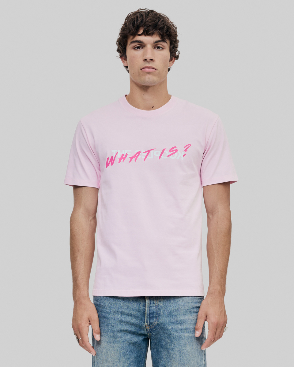 Pink 'What Is' T-shirt