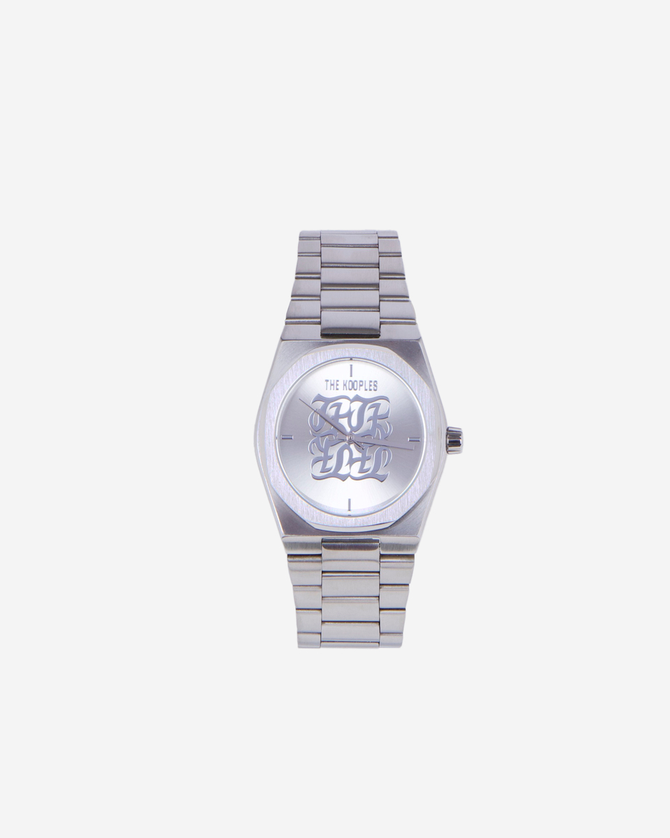 Silver Monogram Watch