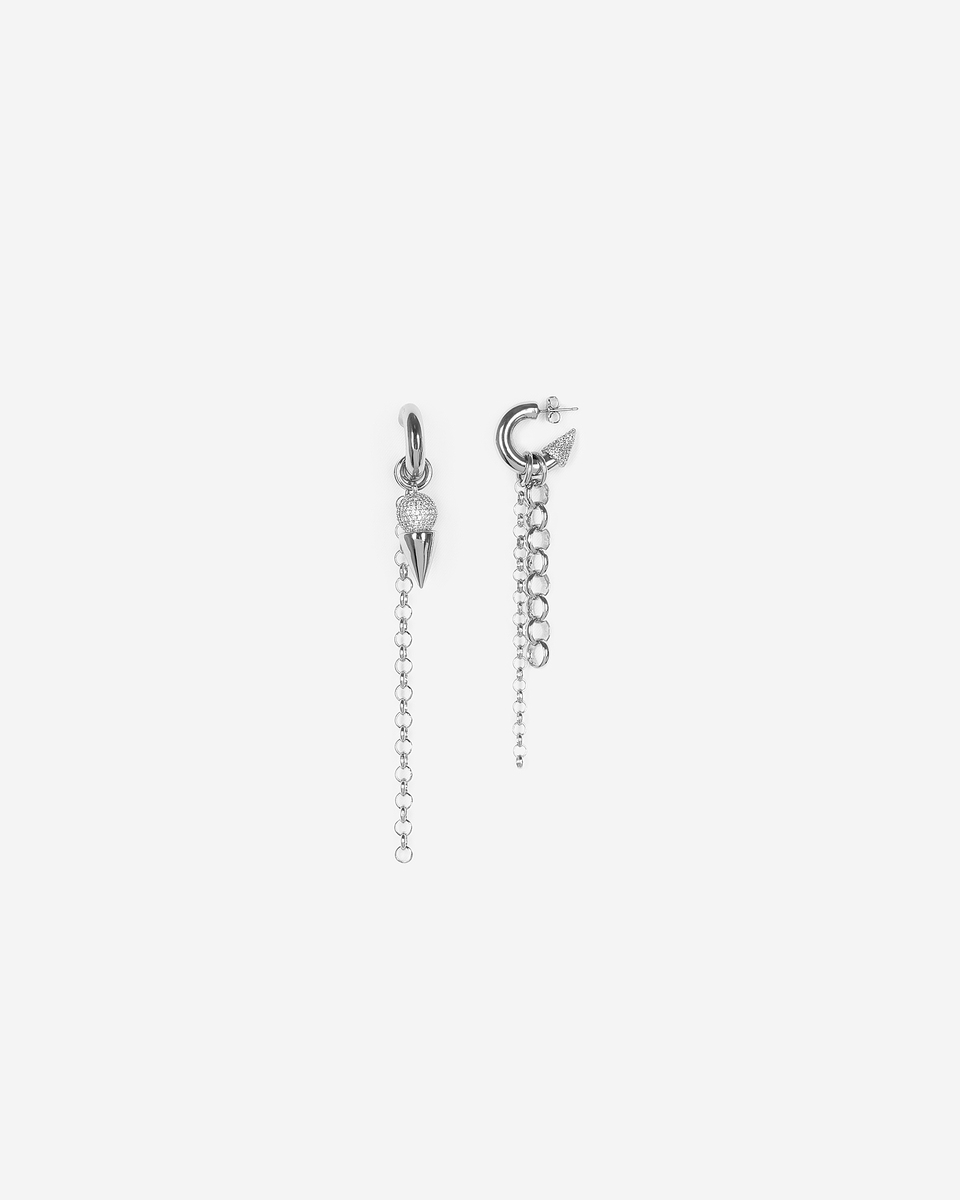 Silver earrings