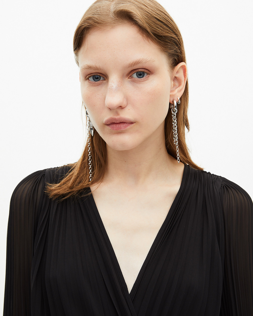Silver earrings