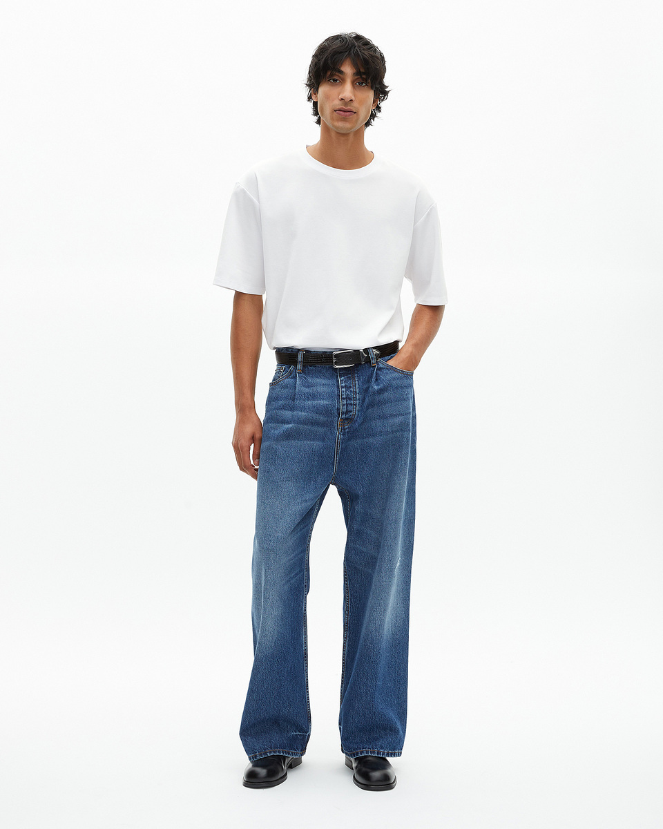 Mixed T-shirt large plain white