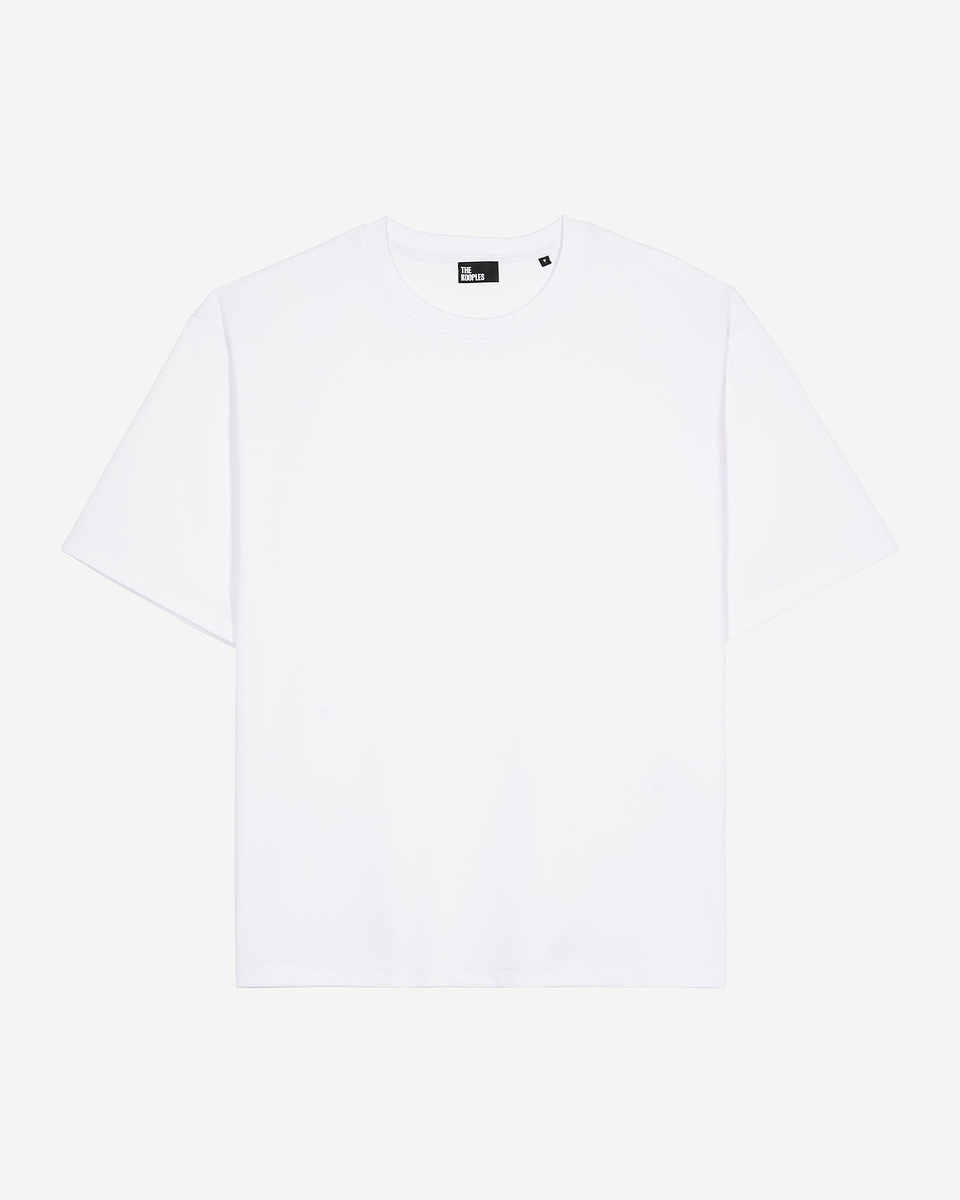 Mixed T-shirt large plain white