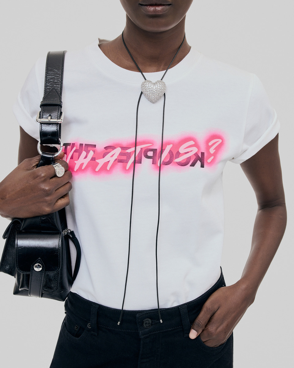 What Is fluorescent white T-shirt
