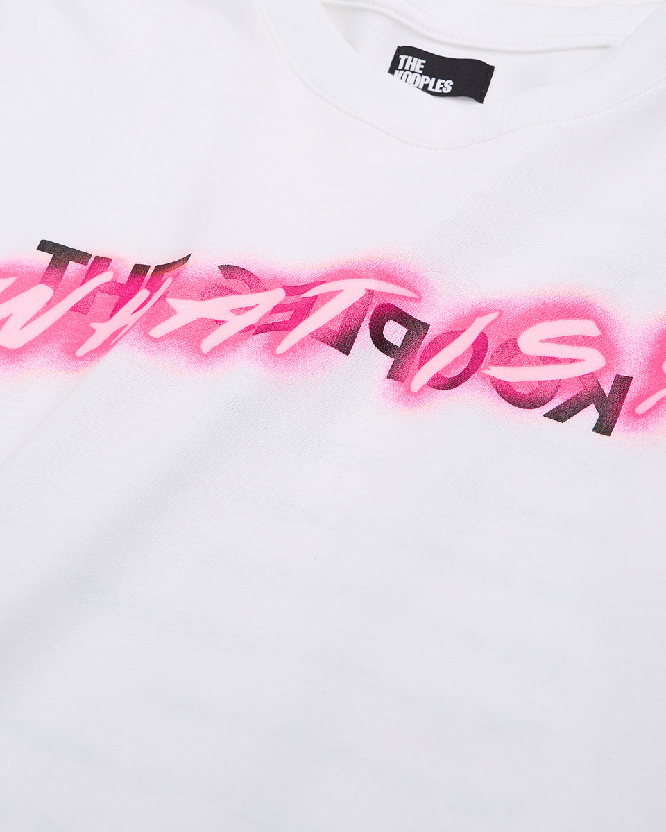 What Is fluorescent white T-shirt