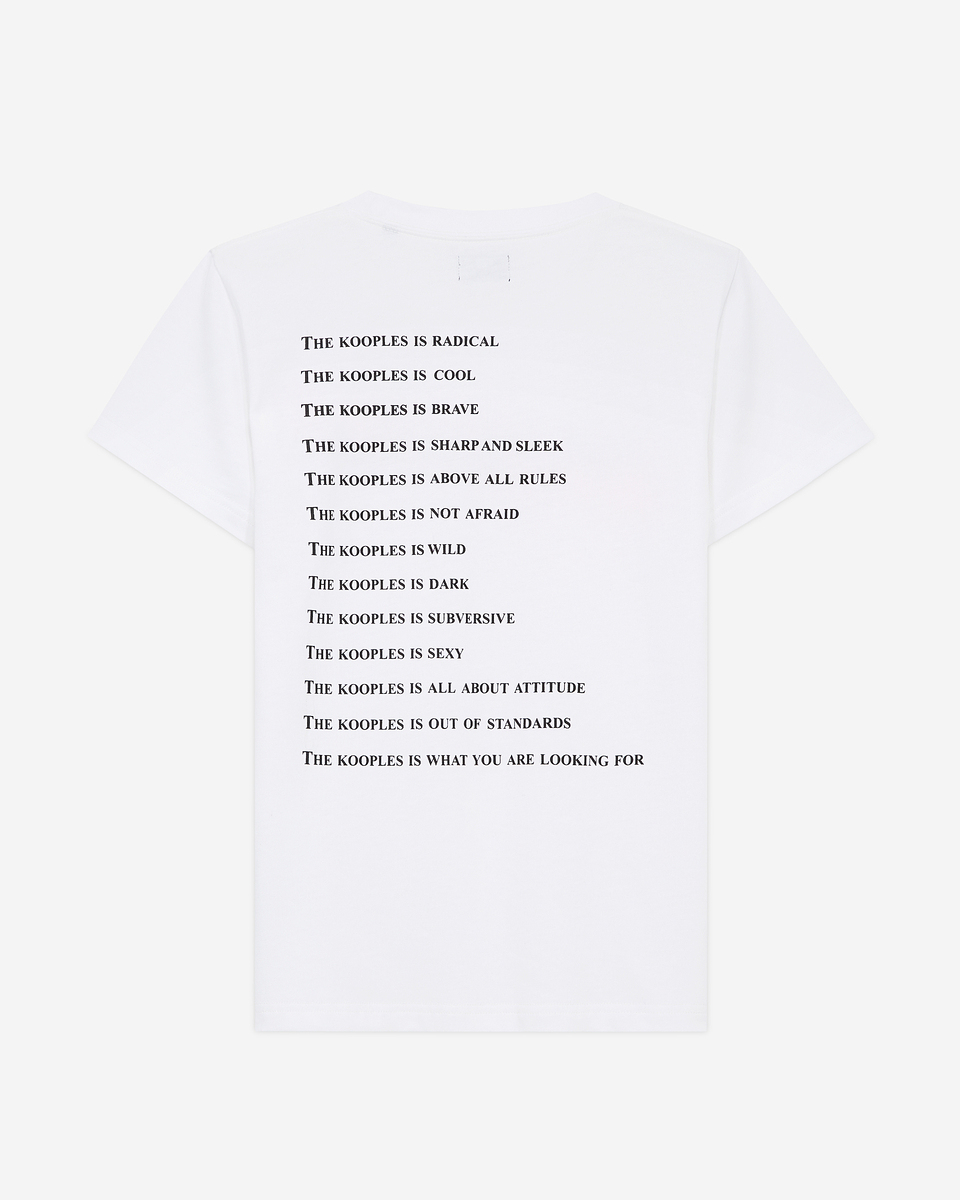 What Is fluorescent white T-shirt