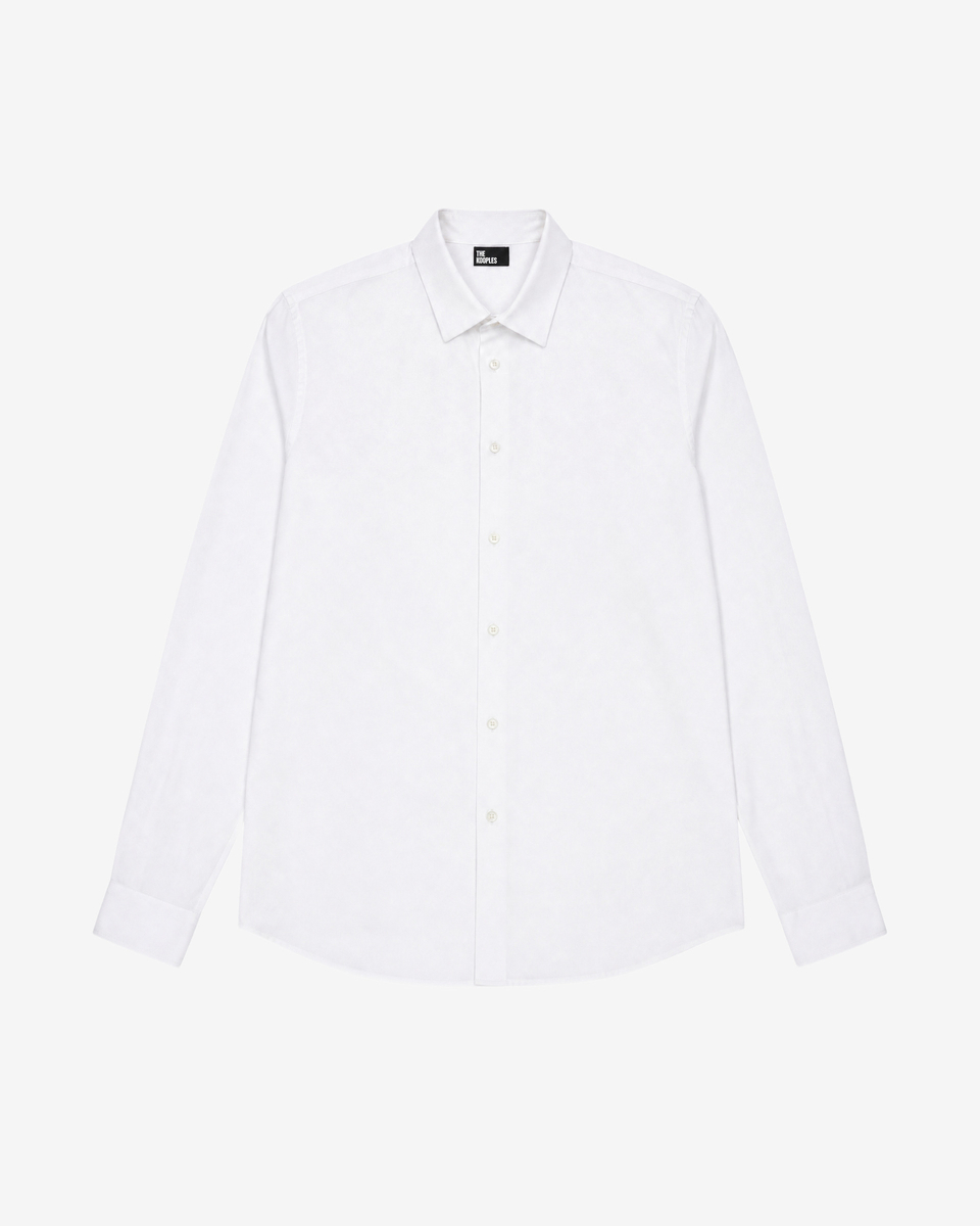 Classic white collar shirt
