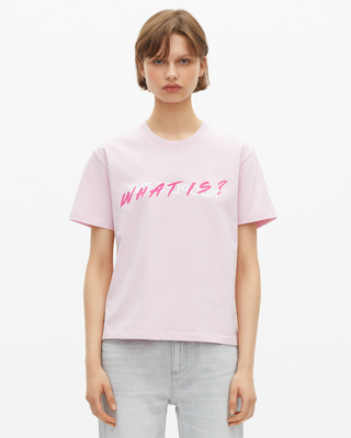 Pink 'What Is' T-shirt