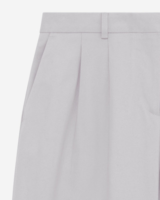 Lilac straight-leg tailored pants