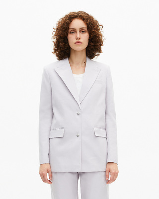 Lilac straight suit jacket