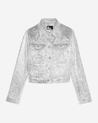 Short silver jacket