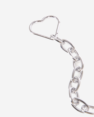 Amelia silver bag chain