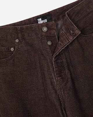 Brown corduroy baggy jeans