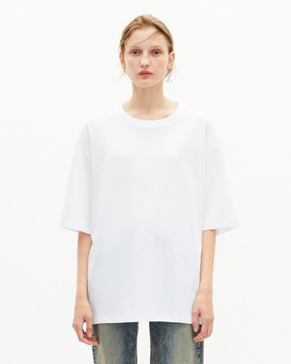 Mixed T-shirt large plain white