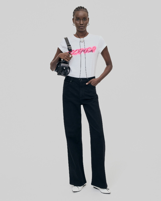 What Is fluorescent white T-shirt