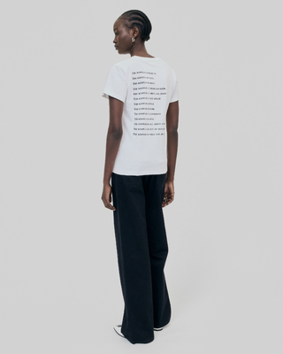 What Is fluorescent white T-shirt