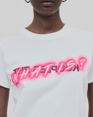 What Is fluorescent white T-shirt
