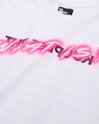 What Is fluorescent white T-shirt