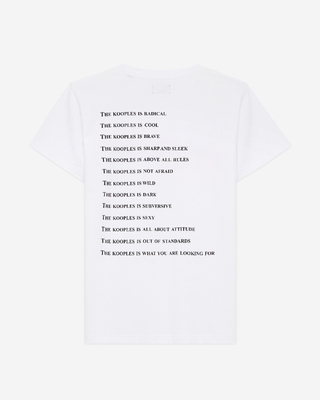 What Is fluorescent white T-shirt