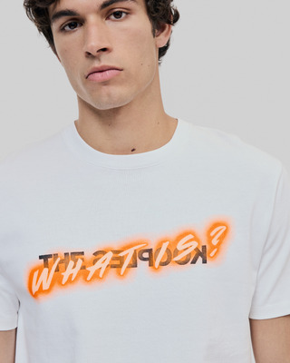 What Is fluorescent white T-shirt