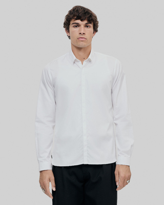 Classic white collar shirt
