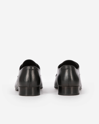 Black leather Derbies