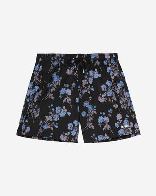 Black floral print swimsuit