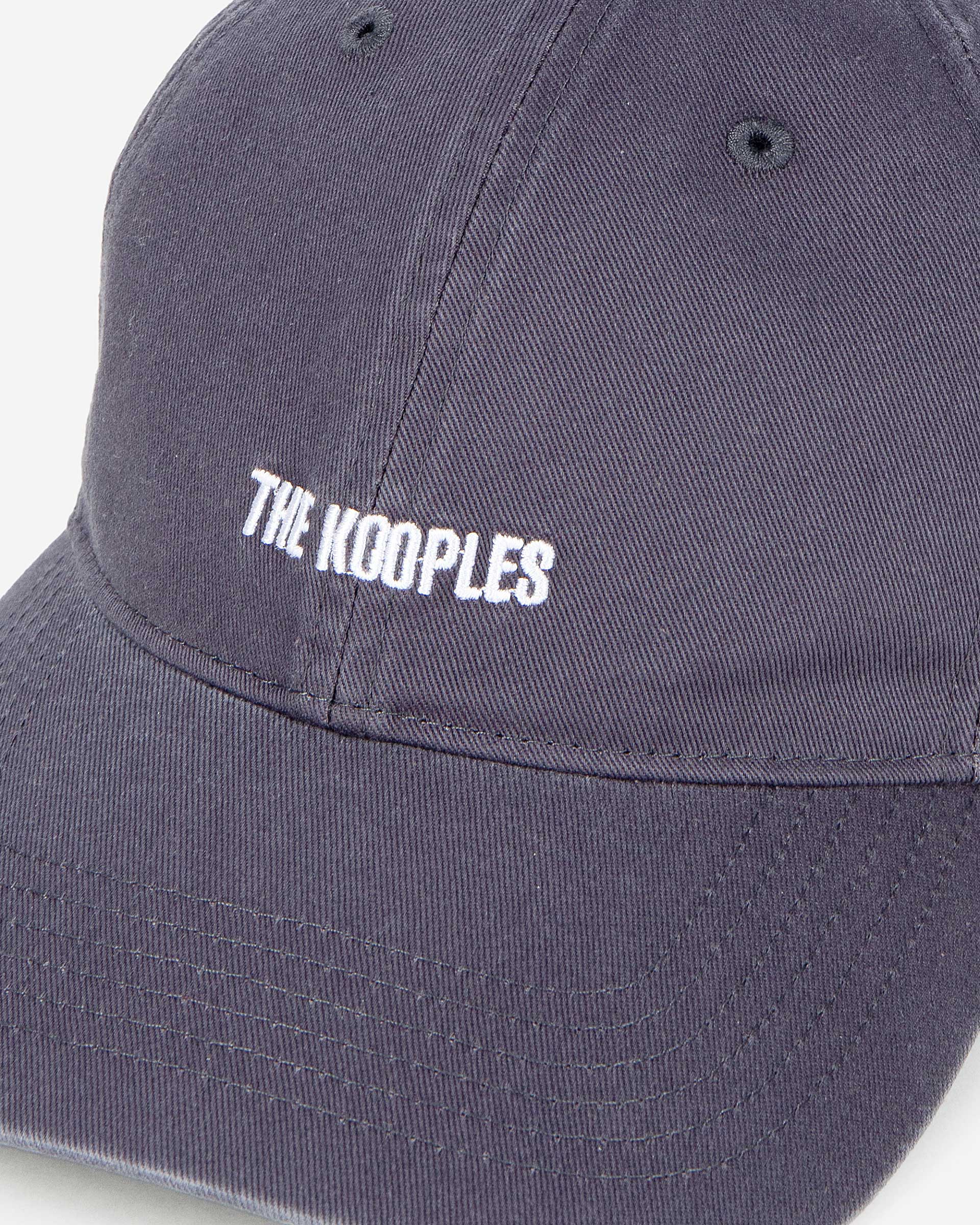 Blue embroidered logo cap