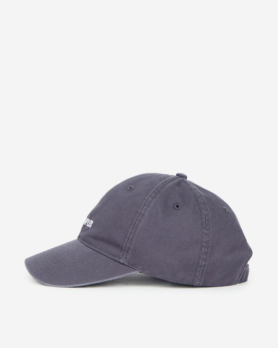 Blue embroidered logo cap