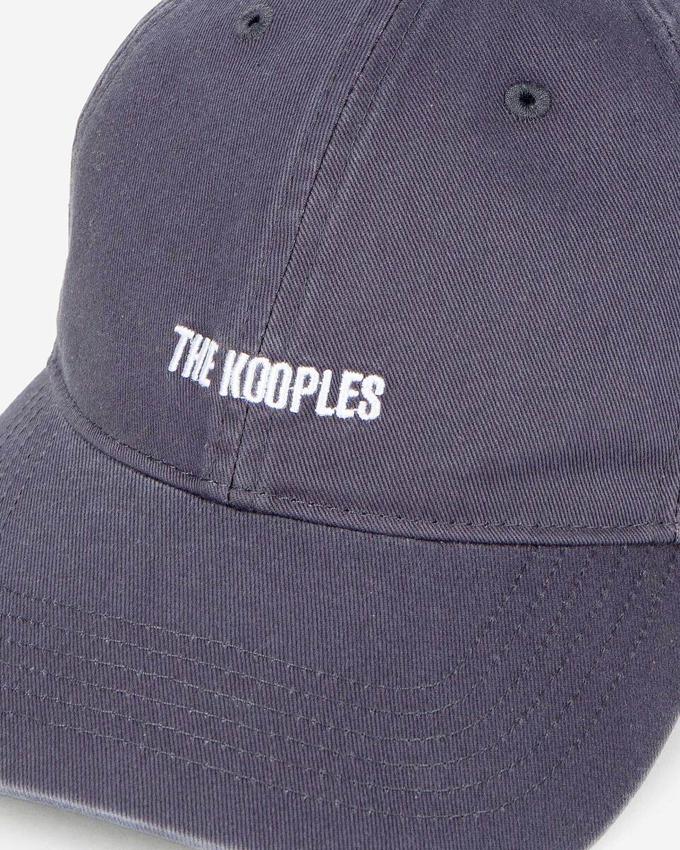 Blue embroidered logo cap