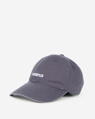 Blue embroidered logo cap